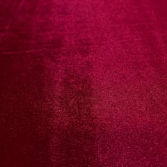 Red Color Lycra Velvet Fabric