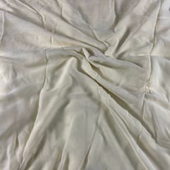 Cream Color Georgette Fabric (N136L)