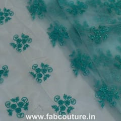 Net Embroidered Fabric (1.75Meter Piece)