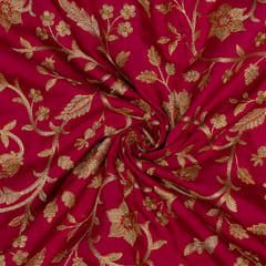 Dola Silk Embroidered Fabric