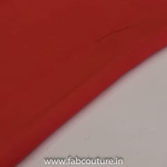 Red Color Plain Uppada Silk fabric
