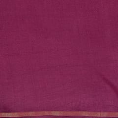 Wine Color Plain Uppada Silk fabric