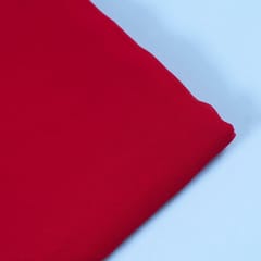Red Poly Georgette fabric