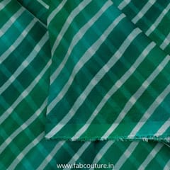 Poly Organza Lehriya Printed Fabric
