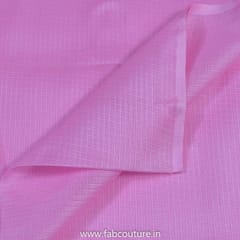 Baby Pink Color Kota Checks fabric