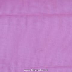 Baby Pink Color Kota Checks fabric