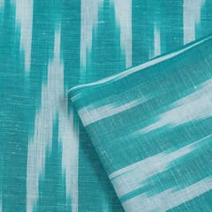 SKY BLUE WITH WHITE ARROY IKAT fabric