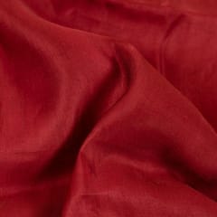 Maroon Color Linen Satin fabric