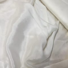 White Dyeable Chinon Chiffon Silk Pure