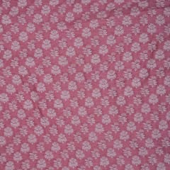 Pink Color Mal Chanderi Embroidery