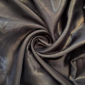 Black Color Shimmer Organza Fabric