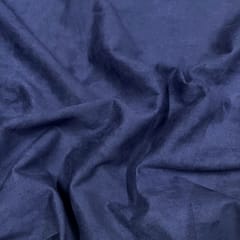 Navy Blue Color Suede Fabric(N90D)