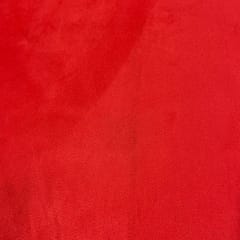 Red Color Suede Fabric