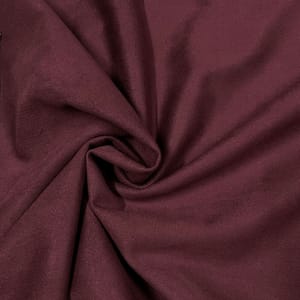 Wine Color Suede Fabric