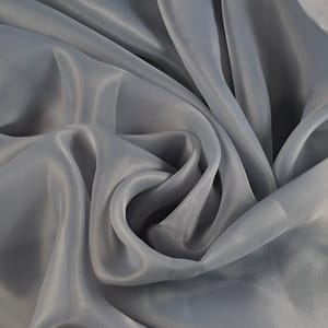 Grey Color Organza Fabric
