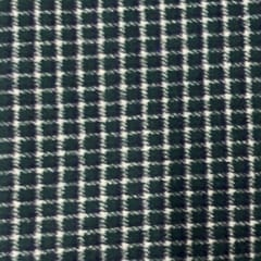 Bottle Green Color Tweed Fabric