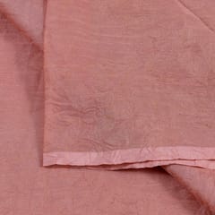 Pink Color Crush Art Tissue Silk fabric