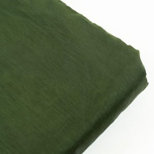Mehandi Green Color Modal Chanderi fabric (90CM Cut Piece)