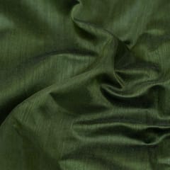 Mehandi Green Color Modal Chanderi fabric (90CM Cut Piece)