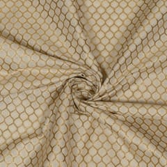 Dyeable Katan Silk Jacquard Fabric