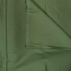 Green Color Zara Cotton Silk Fabric