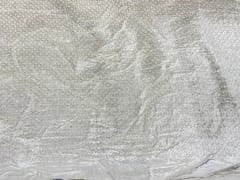 Dyeable Embroidered Velvet White Abstract