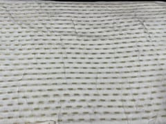 Dyeable Cotton Zari White Geometric