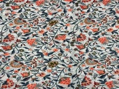 Georgette Light Grey Floral