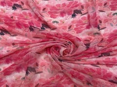 Georgette Pink Floral