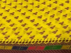 Georgette Yellow Geometric