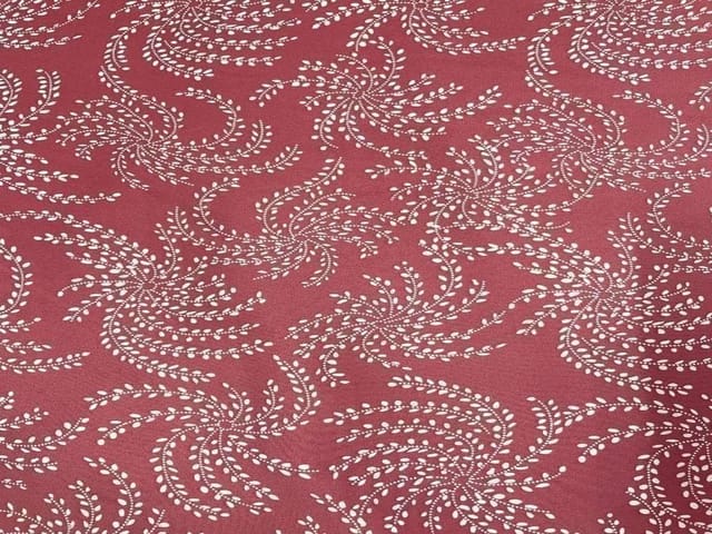Printed Crepe Blush Pink Abstract