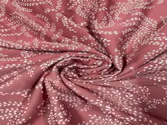 Printed Crepe Blush Pink Abstract