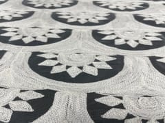 Dyeable Embroidered Net White Geometric 1