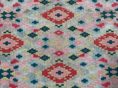 Dyeable Pure Chanderi Self Zari Peach Green Floral