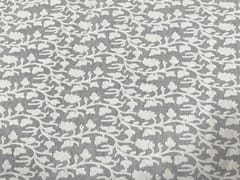 Dyeable Pure Chanderi Self White Floral