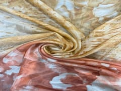Peach Imported Silk Print 56