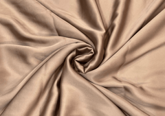 Brown N718 Armani Satin Fabric