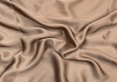 Brown N718 Armani Satin Fabric