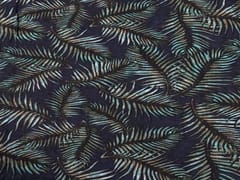 Printed Cotton Navy Blue Leaves