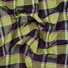 Multi Color 100 Gm Raw Silk Fabric