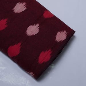 Light gray multi Colour cotton ikat fabric