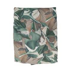 Green Abstract Printed Georgette Fabric