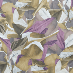 Multicolor Abstract Printed Georgette Fabric