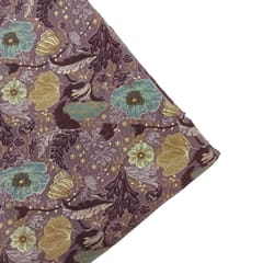 Multicolor Shade Florals  Muslin Printed Fabric