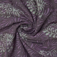 Multicolor Paisely Dabu Printed Cotton Fabric