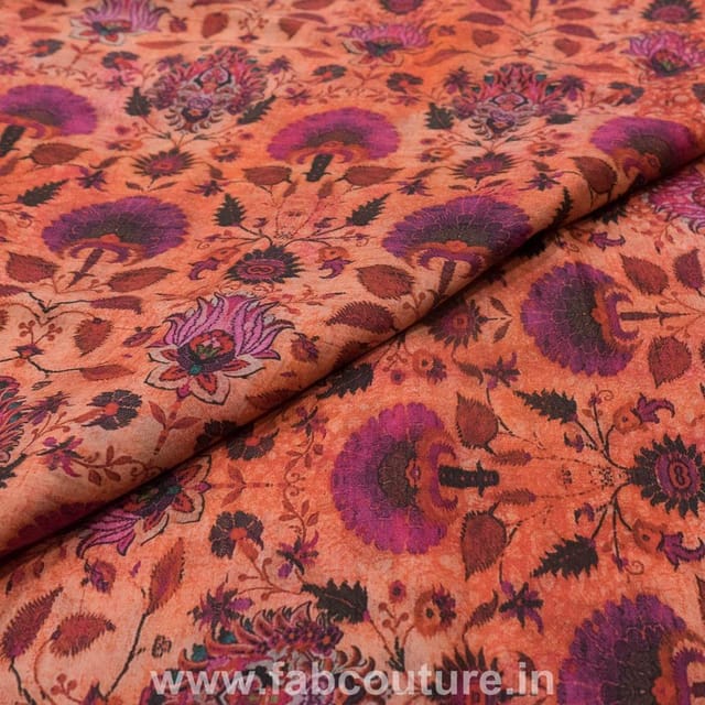 Muslin Digital Printed Fabric