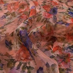Poly Organza Print(1.7 mtr cut piece)