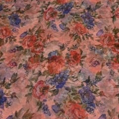 Poly Organza Print(1.7 mtr cut piece)