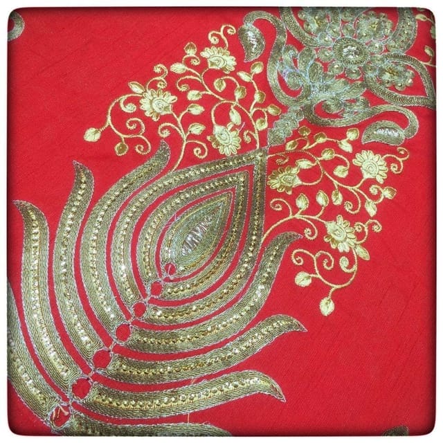 Poly Dupion Embroidered kali (Set of 12 kali)