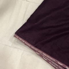 Wine Micro Velvet fabric
